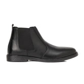 Black Cow Leather Chelsea boots