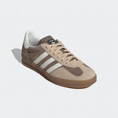 Adidas Gazelle Indoor Beige Top View – Lace-up Suede Upper | Pakistan Delivery