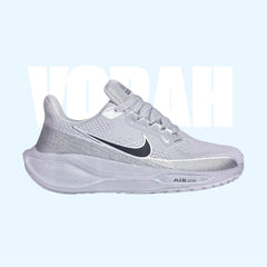 Nike Air Zoom Pegasus 41 Grey Silver front view – Premium Running Shoes Pakistan | Vorah