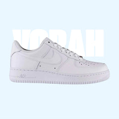 Nike Air Force 1 Triple White sneakers side profile view – buy online in Pakistan at Vorah.pk